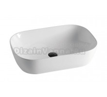 Накладная раковина Alcora Aron 60 207-606487 глянцевая белая, прямоугольная