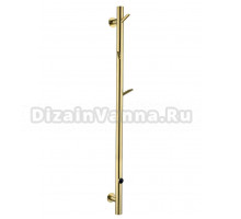 Полотенцесушитель электрический Boheme Oak 724-50-G 150x5 см, gold, I-образный, из стали