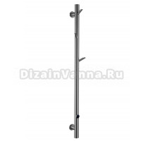 Полотенцесушитель электрический Boheme Oak 724-50-GM 150x5 см, gun metal, I-образный, из стали