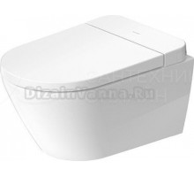 Унитаз подвесной Duravit SensoWash D-Neo 654000012004300 с микролифтом, с биде, глянцевый белый