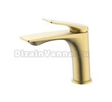 Смеситель для раковины AZARIO Lursy AZ-K1049MG золото матовое