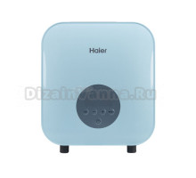 Проточный водонагреватель Haier FLEXI-EI6 электрический, настенный, вертикальный, сухой ТЭН, голубой