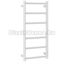 Полотенцесушитель электрический Стилье Формат 27 30528-8040 80x45 см, подключение справа, скрытое подключение справа, матовый белый, лесенка