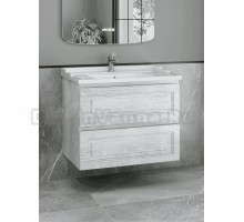 Тумба с раковиной Caprigo Wales 80 белый клен