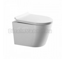 Унитаз подвесной Teymi Solli Pro T40202 с микролифтом, безободковый