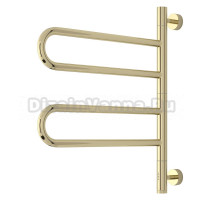 Полотенцесушитель электрический Сунержа Парео 4.0 020-0823-0567 55x50 см, скрытое подключение, шампань, E-образный