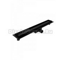 Душевой трап (лоток) Teymi Lori T90384 60 см, решетка черная, с сифоном, под плитку