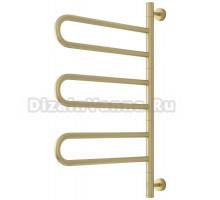 Полотенцесушитель электрический Сунержа Парео 4.0 022-0823-0773 75x50 см, скрытое подключение, матовая шампань, E-образный