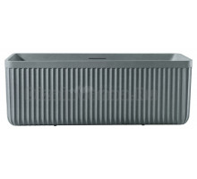 Ванна из искусственного камня AltroBagno Cinzia 090107 170x75 см, отдельностоящая, на ножках, с донным клапаном, с подголовником