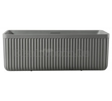 Ванна из искусственного камня AltroBagno Cinzia 090109 170x75 см, отдельностоящая, на ножках, с донным клапаном, с подголовником