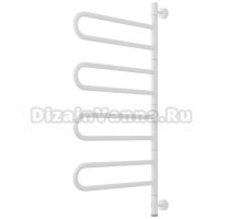 Полотенцесушитель электрический Сунержа Парео 4.0 30-0823-0978 100x50 см, скрытое подключение, матовый белый, E-образный