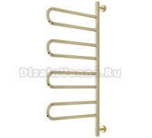 Полотенцесушитель электрический Сунержа Парео 4.0 020-0823-0978 100x50 см, скрытое подключение, шампань, E-образный