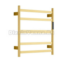 Полотенцесушитель электрический RAGLO R350.01.03 настенный сенсорный с терморегулятором, сатин золотой