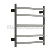 Полотенцесушитель электрический RAGLO R350.01.09 настенный сенсорный с терморегулятором, графит