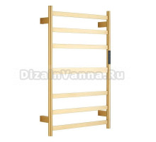 Полотенцесушитель электрический RAGLO R350.06.03 настенный сенсорный с терморегулятором, сатин золотой