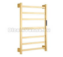 Полотенцесушитель электрический RAGLO R350.07.03 настенный сенсорный с терморегулятором, сатин золотой