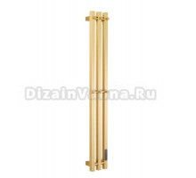 Полотенцесушитель электрический RAGLO R350.17.03 настенный сенсорный узкий с терморегулятором, сатин золотой