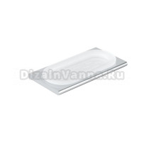 Мыльница Splendy Inspiration R IR402VSCR настенная, стеклянная, хром