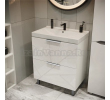 Тумба д/ванной "Гранд-70"  под раковину Марго-70 (MIXLINE) (ПВХ)