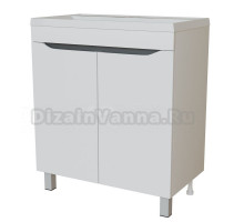 Тумба д/ванной "Лайн-70"  под раковину Марго-70 (MIXLINE)  (ПВХ)