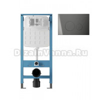 Инсталляция с кнопкой Aqueduto Tecnica Novo TEC11CIR0245 крепление к полу и стене, с регулировкой по высоте, с шумоизоляцией