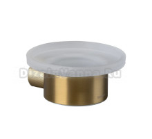 Мыльница Splendy Passion PA402VSGM настенная, стеклянная, золотая