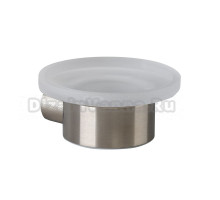 Мыльница Splendy Passion PA402VSNB настенная, стеклянная, цвет никель