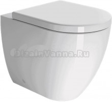 Унитаз приставной напольный GSI Pura 8890FT11 крышка-сиденье MS86CN11 с микролифтом