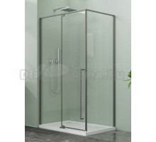 Душевой уголок AZARIO Male AZ-J50-100-MGR-CL 100х100 см, стекло прозрачное, профиль матовый графит