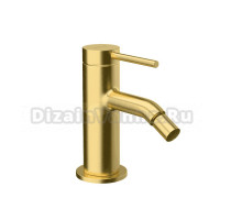 Смеситель для биде VitrA Minimax Round A4353625EXP брашированное золото