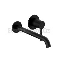 Смеситель для раковины VitrA Minimax Round A4354936EXP С ВНУТРЕННЕЙ ЧАСТЬЮ, матовый черный