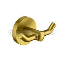 Крючок Timo Saona 13012/20 шлифованное золото, на шурупах