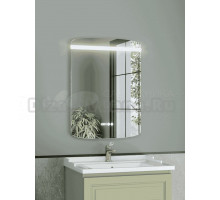 Зеркало Caprigo Софт 60 с подсветкой, подогревом, часами, сенсорный выключатель