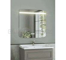 Зеркало Caprigo Софт 80 с подсветкой, подогревом, часами, сенсорный выключатель