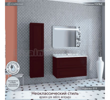 Мебель для ванной комнаты Caprigo Wales Смальти 100 бордовая