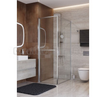 Душевой уголок Cezares Lux AH-FS-1-70/100-C-CR 70х100 см, профиль хром, стекло прозрачное