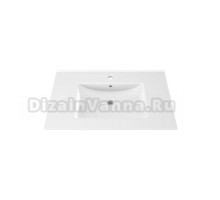 Мебельная раковина Teymi Ritta 80 накладная, белая, прямоугольная, фарфор