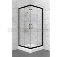 Душевой уголок Triton Фикс Блэк Щ0000077397 80х80 см с поддоном