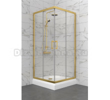 Душевой уголок Triton Фикс Голд Щ0000077403 90х90 см с поддоном