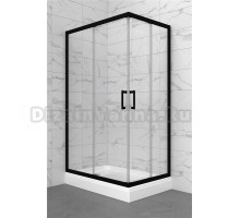 Душевой уголок Triton Фикс Блэк Щ0000077395 120х80 см с поддоном