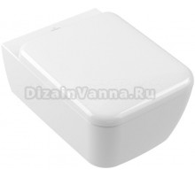 Унитаз подвесной Villeroy & Boch Skyla 4682CL01 безободковый, сиденье с микролифтом, альпийский белый