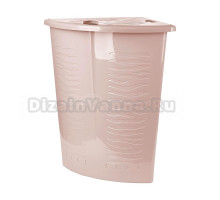 Корзина для белья Keeplex Regular 248240 40 л, напольная, бежевая, прямоугольная, пластик