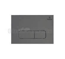 Кнопка смыва для унитаза AltroBagno Beni aggiuntivi AltroBagnoPFP002GM пластик, цвет оружейная сталь