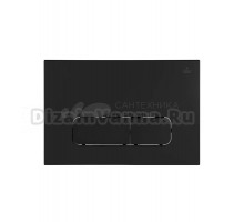 Кнопка смыва для унитаза AltroBagno Beni aggiuntivi AltroBagnoPFP002MB пластик, цвет матовый черный