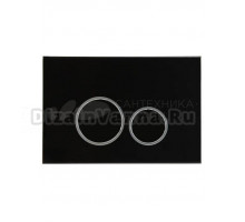 Кнопка смыва для унитаза AltroBagno Beni aggiuntivi AltroBagnoPFP005DQ пластик, цвет черный