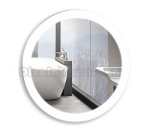 Зеркало MIXLINE "Перла-2" D770 сенсорный выключатель, светодиодная подсветка + подогрев