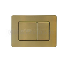 Кнопка смыва для унитаза AltroBagno Beni aggiuntivi AltroBagnoPFP0284BG нержавеющая сталь, цвет матовое золото