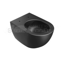 Унитаз подвесной Ravak Chrome RimOFF безободковый, черный