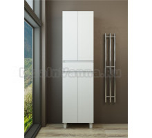 Шкаф-пенал для ванной Emmy Морган 50 напольный, белый