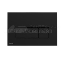 Кнопка смыва для унитаза Ravak Uni Slim пластик, цвет черный